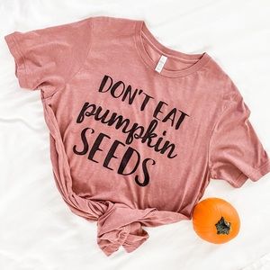Mama Pregnancy Maternity Pumpkin Fall Tee Shirt